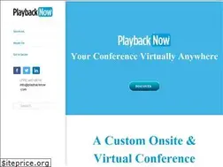 Sites similar to playbacknow.com