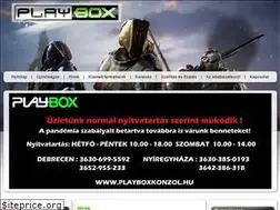 Sites similar to playboxkonzol.hu