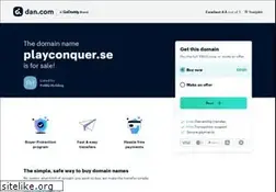 Sites similar to playconquer.se