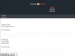 Sites similar to playedthat.com