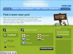 Sites similar to playerwanted.co.uk