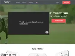Sites similar to playfantasypolo.com