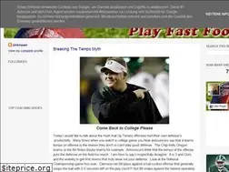 Sites similar to playfastfootball.blogspot.com