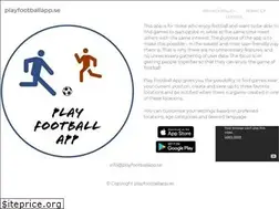 Sites similar to playfootballapp.se