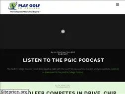 Sites similar to playgolfincollege.com