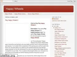 Sites similar to playhappywheelsfree.blogspot.com