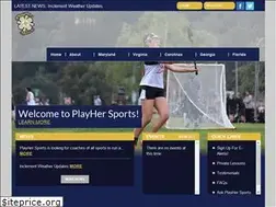 Sites similar to playhersports.com