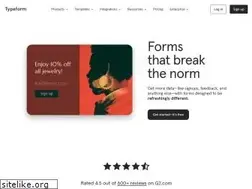 Sites similar to playing.typeform.com