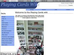 Sites similar to playingcards.wikidot.com