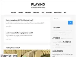 Sites similar to playinginuniverse.com