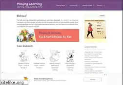 Sites similar to playinglearning.com