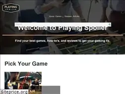 Sites similar to playingspoiler.com