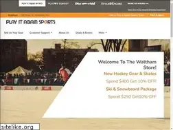 Sites similar to playitagainsportswaltham.com