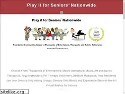 Sites similar to playitforseniors.org