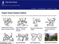 Sites similar to playsonicgames.com