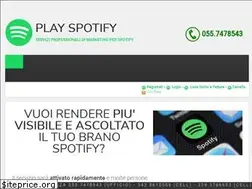 Sites similar to playspotify.it