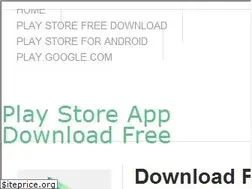Sites similar to playstoreappdownloadfree.com