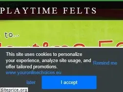 Sites similar to playtimefelts.com