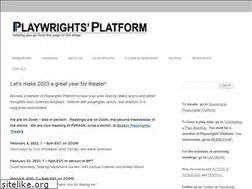 Sites similar to playwrightsplatform.org