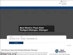 Sites similar to plazahotel-ditzingen.bestwestern.de