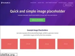 Sites similar to plchldr.co