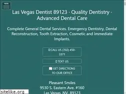 Sites similar to pleasantsmileslv.com