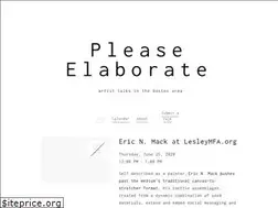 Sites similar to pleaseelaborate.com