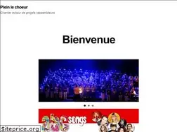 Sites similar to pleinlechoeur.be