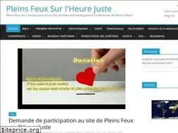 Sites similar to pleinsfeux.org