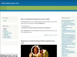 Sites similar to plenty-tips.com