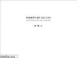 Sites similar to plentyofcolour.com