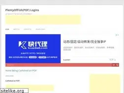 Sites similar to plentyoffishlogins.com