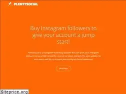 Sites similar to plentysocial.com