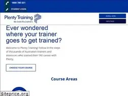 Sites similar to plentytraining.edu.au