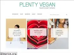 Sites similar to plentyvegan.com