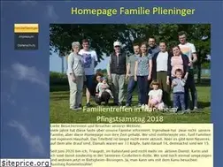 Sites similar to plieninger.net