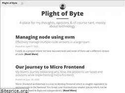 Sites similar to plightofbyte.com