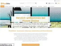 Sites similar to plisseeonline.de