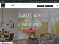 Sites similar to plisseestore24.de