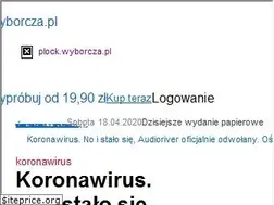 Sites similar to plock.gazeta.pl