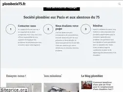 Sites similar to plomberie75.fr