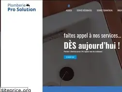 Sites similar to plomberieprosolution.com