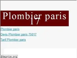 Sites similar to plombier-paris-17.fr