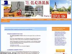 Sites similar to plombier-paris-3eme.com