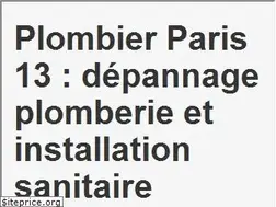 Sites similar to plombierparis13.onlc.fr