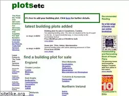 Sites similar to plotsetc.co.uk