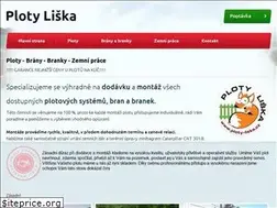 Sites similar to ploty-liska.cz