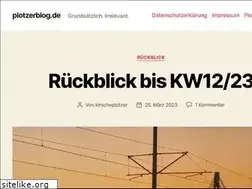 Sites similar to plotzerblog.de