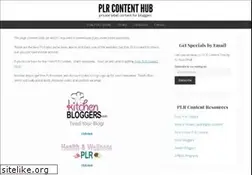 Sites similar to plrcontenthub.com