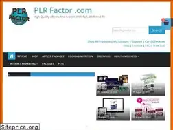 Sites similar to plrfactor.com